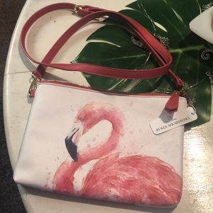Pink Flamingo Crossbody